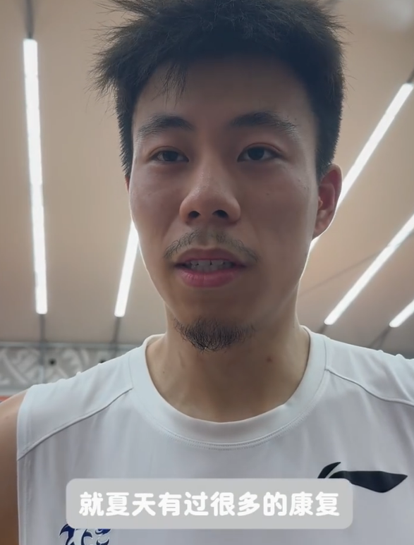 张镇麟曝伤病恢复情况，定新目标+不忘感谢球迷+一如既往支持辽篮